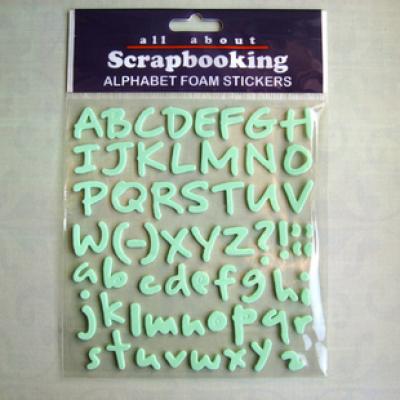 Scrapbooking Alphabet Foam Stickers