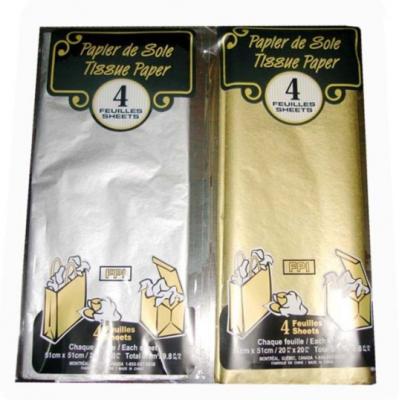Gold and Silver tissue paper pack