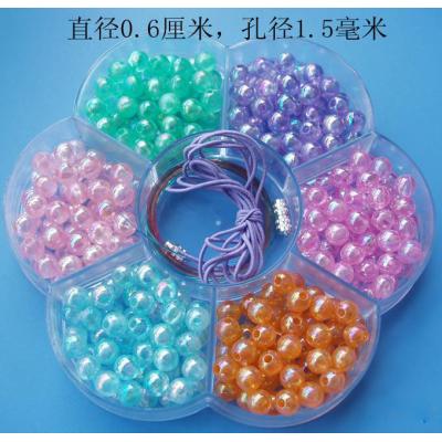 Jewelry Beads packed in transparent flower