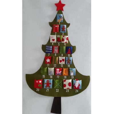 Christmas Tree-Shaped Advent Calendar