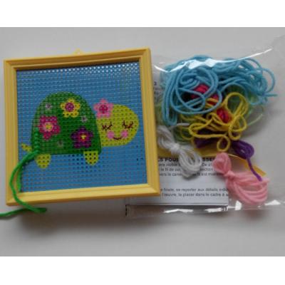Kid's cross stitch-tortoise