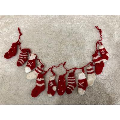 Wool Socks Ornament string for Christmas Tree Decration