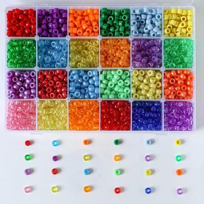 Colored Pony Beads in Box