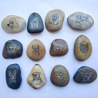 Natural Tumbled Wish Stones With Says